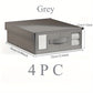 4pc Non-Woven Storage Organizer Set for Wardrobe & Travel
